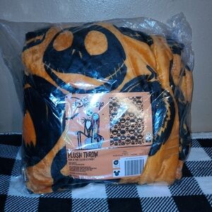 nightmare before christmas throw blanket
